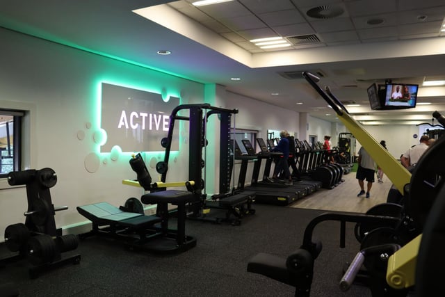 The gyms have new resistance equipment and functional fitness areas