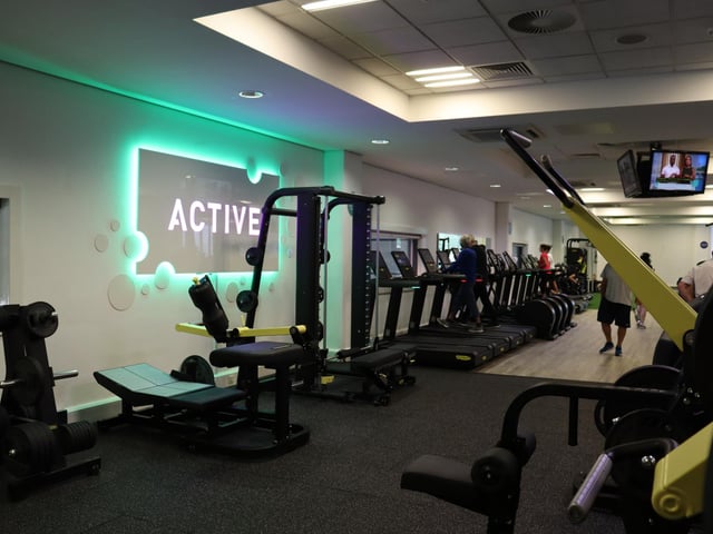 The gyms have new resistance equipment and functional fitness areas