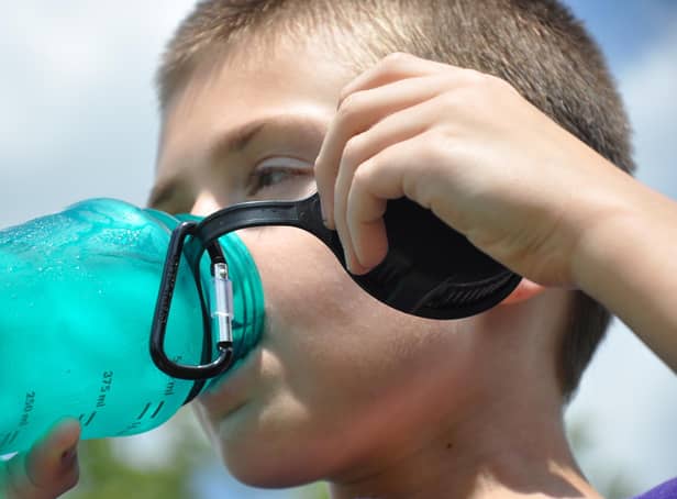 Keeping well hydrated is vital during hot weather spells