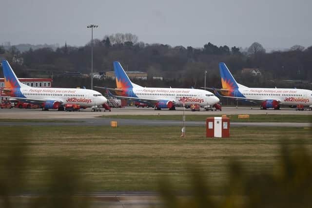 A global IT outage is affecting services at Leeds Bradford Airport.