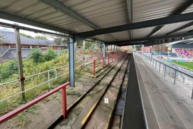 Plans have been approved to upgrade and extend the North Stand at Wakefield Trinity's rugby league ground. Image: Pegasus Group