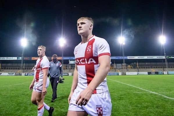 England Knights forward James McDonnell is joining Rhinos from Wigan. Picture by Allan McKenzie/SWpix.com.