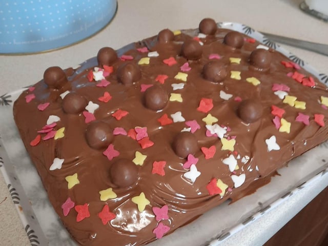 Tina Haigh said: "Cake slab for our coffee mornings."