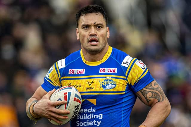 Zane Tetevano did an 'amazing job' out of position against Hull KR, according to Mikolaj Oledzki. Picture by Tony Johnson.