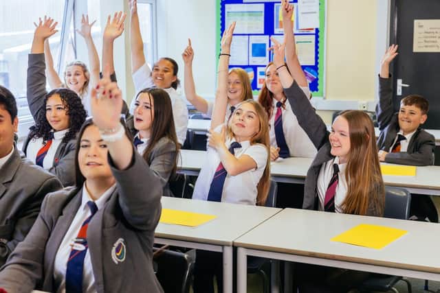 Students at Thornhill. Photo by Tom Martin / Channel 4.