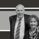 Former Hunslet Hawks chairman Grahame Liles, who has died aged 89 and his wife Margaret. Picture by Hunslet RLFC