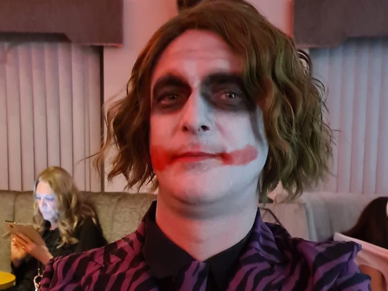 Kirstie Smailes shared this great Joker costume.