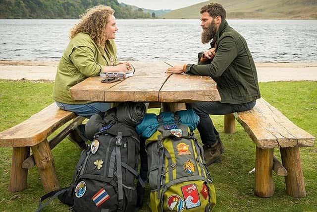 Elliot (Jamie Dornan) and Helen (Danielle MacDonald) head to Ireland in the new series of The Tourist (Picture: BBC/Two Brothers/Steffan Hill)
