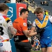 Max Simpson suffered the second anterior cruciate ligament injury of his career during Leeds Rhinos' pre-season win against Bradford Bulls. Picture by Steve Riding.