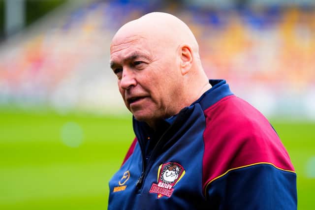 John Kear seen last September, during his second spell as coach of Batley Bulldogs. Picture by Olly Hassell/SWpix.com.