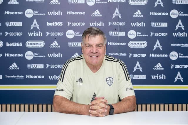 Sam Allardyce was announced as the new manager of Leeds United prompting strong reactions from fans. Picture: Leeds United.