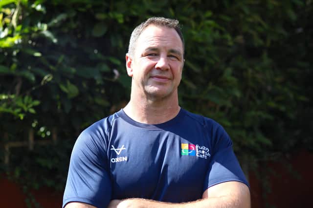 Former Leeds Rhinos star Adrian Morley now works for Rugby League Cares. Picture by Rugby League Cares.