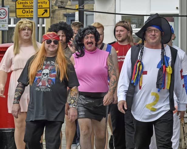 Otley Run critics say the pub crawl has grown out of control now that it attracts older drinkers and stag and hen parties, as well as the city's students. Picture: Steve Riding