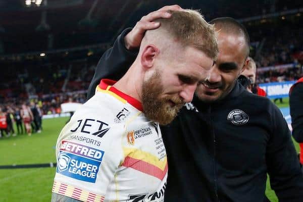 There was no fairytale finish for Catalans' Sam Tomkins, whose career ended in Grand Final defeat to his former club Wigan. Picture by Ed Sykes/SWpix.com.