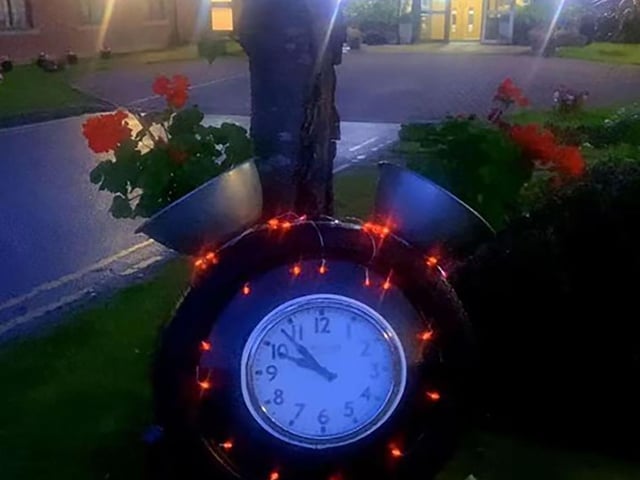 HC-One’s Snapethorpe Hall Care Home’s tyre clock