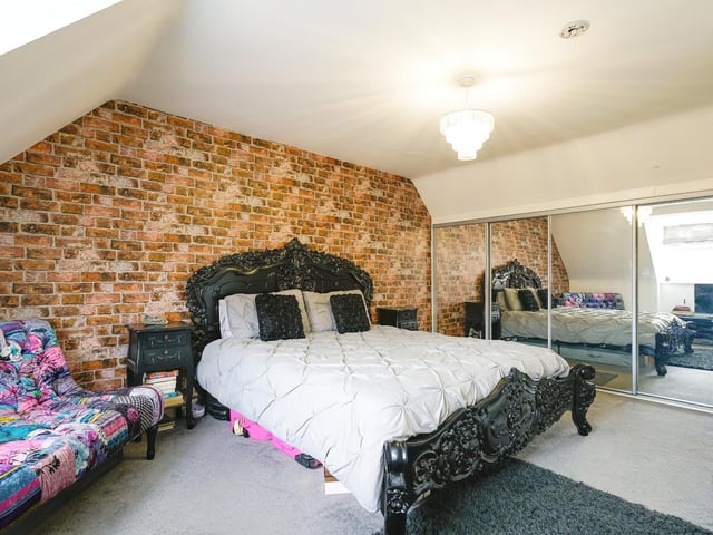 On the second floor is the master bedroom with three piece shower en-suite.