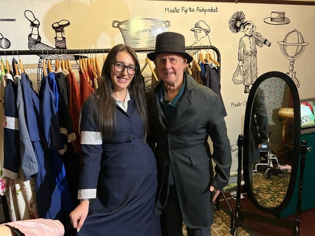 Charlotte Brown and Warwick Acaster at Abbey House Museum