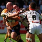 Adrian Vowles in action for Castleford Tigers against Bradford Bulls in May, 1999. Picture by Mark Bickerdike.