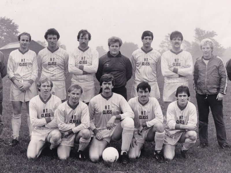 Armley Athletic, members of the Leeds Red Triangle League, pictured in November 1983. Back row, from left, are Colton Felton (manager), Malcolm Rushfirth, Mark Broadley, Dennis Roberts, Phil Biddies, Steve Sparling, Les Robinson, Dave Weed and Paul Childs. Front row, from left, are Paul Loft, Mick Routh, John Flynn (captain), Tony Clarke and Peter Scott.