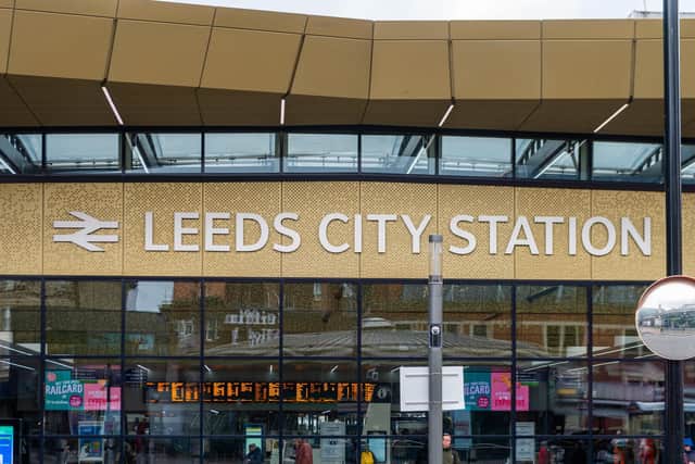 Leeds City Station.