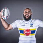 Warrington will look to big Sam Kasiano to get them on the front foot. Picture by Allan McKenzie/SWpix.com.
