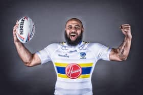 Warrington will look to big Sam Kasiano to get them on the front foot. Picture by Allan McKenzie/SWpix.com.