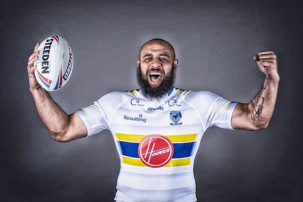 Warrington will look to big Sam Kasiano to get them on the front foot. Picture by Allan McKenzie/SWpix.com.