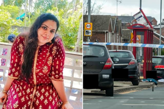 Athira Anilkumar Laly Kumari, aged 28, was pronounced dead at the scene of the collision in Armley