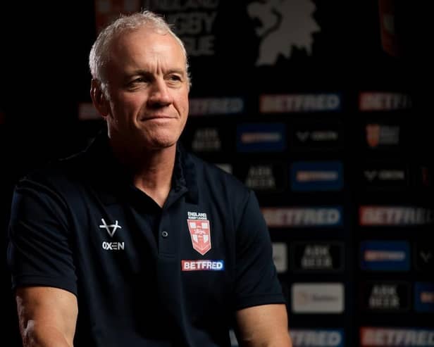 England coach Brian McDermott. Picture by RFL.