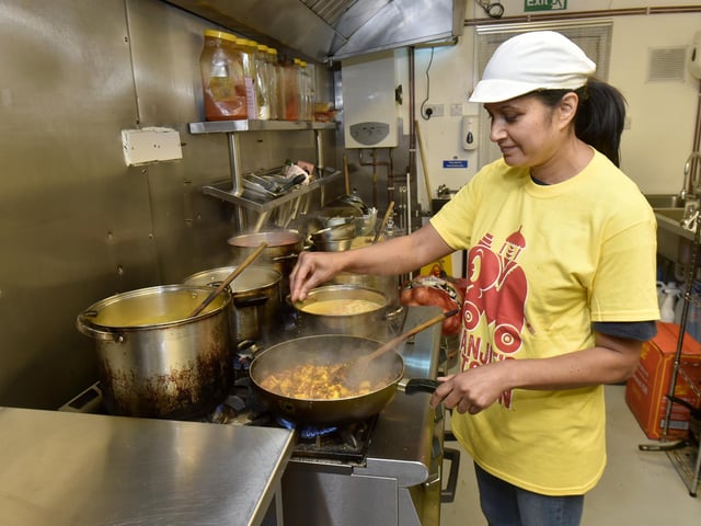 Manjit’s Kitchen in Kirkstall Road scored 8 for atmosphere, 9 for food, 8 for service and 9 for value. Pictures is owner Manjit Kaur.