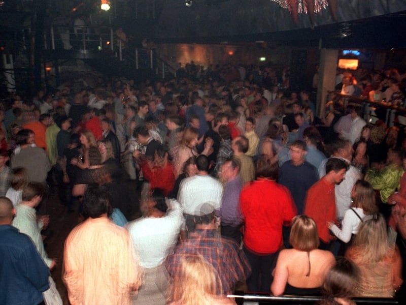 A packed dance floor at the Majestyk.