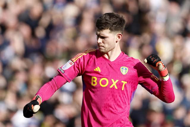 'PERFECTION': Hailed by Leeds United keeper Illan Meslier. Photo by Richard Sellers/PA Wire.