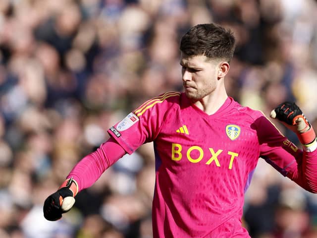 'PERFECTION': Hailed by Leeds United keeper Illan Meslier. Photo by Richard Sellers/PA Wire.