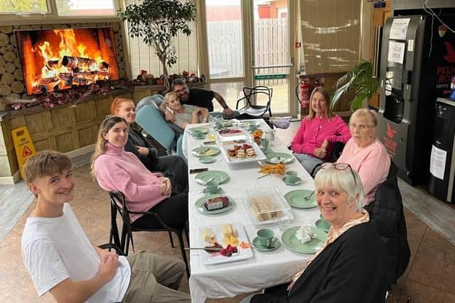 The Wellbeing Team organised afternoon tea for Katy and her family.