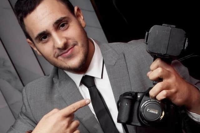 Pictured is Haris Effendi when he was younger. Haris first picked up a camera at the age of eight and later went on to pursue Film and TV Productions at Leeds Beckett University in 2007.