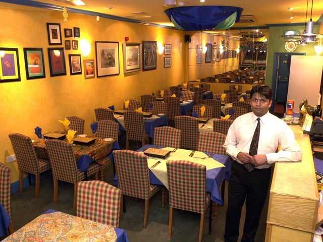 Mohan Patel, owner of Chilli Peppers restaurant on Roundhay Road, Oakwood, Leeds, pictured on February 20, 2001.