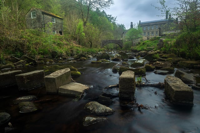 Hardcastle Crags is a wooded Pennine valley owned by the National Trust, around an hour away from Leeds. It has over 15 miles of footpaths to explore, plus the he 19th-century Gibson Mill at its heart.