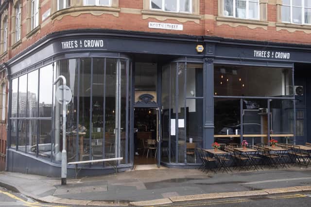 Three's a Crowd is the latest restaurant in Leeds to close.