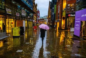 Leeds is braced for a battering of heavy rain as Storm Babet arrives on Thursday. Photo: Tony Johnson.