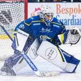 EDGED OUT: Leeds Knights' netminder, Sam Gospel. Picture: Charlotte Clarke/Knights Media