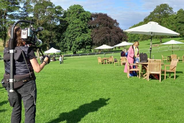 TV programme Antiques Roadshow has been filming in Leeds this weekend. Picture: Friends of Roundhay Park