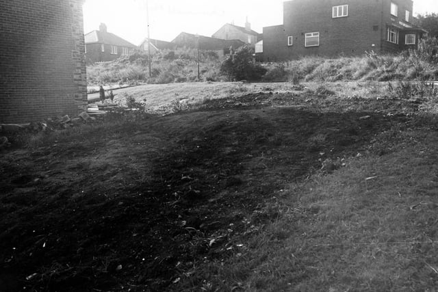 Looking across Little Lane to the Old Golden Fleece public house in October 1980.