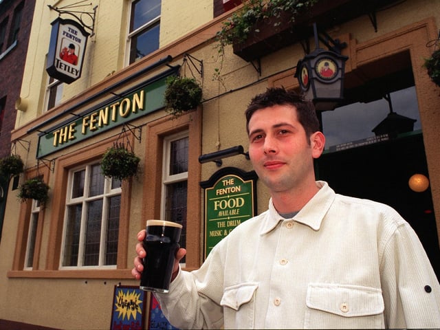 Pictured is John Watson, licensee at The Fenton on Woodhouse Lane in May 1997.
