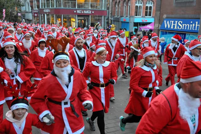 Santa’s of all ages and abilities are set to take on the Leeds Santa Dash on Sunday, December 7.