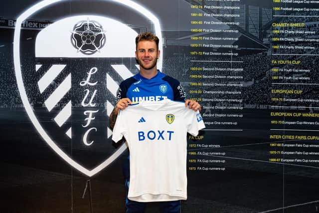 BRAVE INTENT: From new Leeds United signing Joe Rodon.