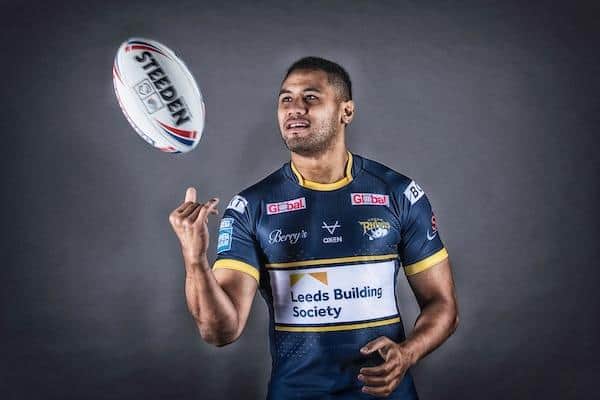 David Fusitu'a hasn't made a competitive appearance for Rhinos since last August, but is in the initial squad to take on Warrington. Picture by Allan McKenzie/SWpix.com.