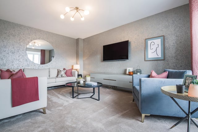 The four bedroom Colton show home is part of Redrow’s popular contemporary range of homes at The Point. As the development nears completion, it is being sold to a buyer who wants to benefit from the ease of moving into a ready-decorated and furnished home.