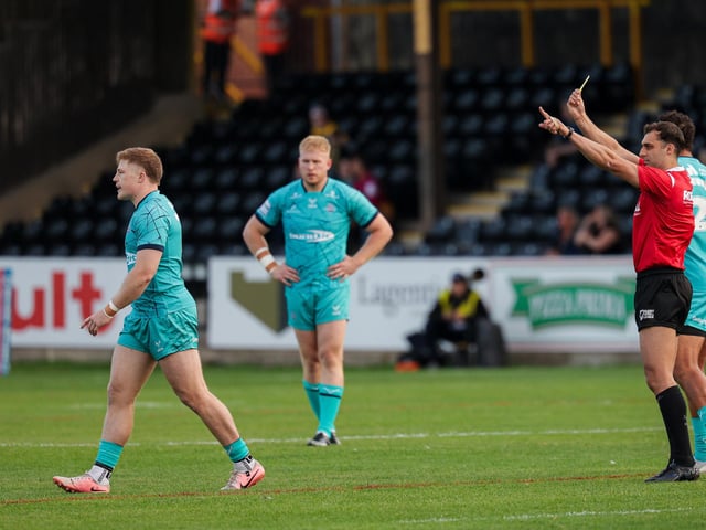 Grade B late contact on passer: three penalty points (total points three) - fined.
