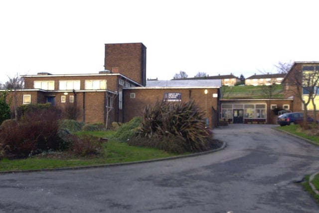 Exterior of Asket Hill Primary School, Leeds, pictured in 2003. The school closed in 2005.