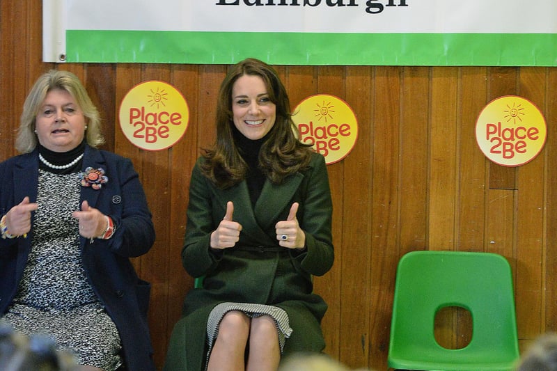 Primary 1 in St Catherine's Roman Catholic Primary School has 26 pupils –  one more than the maximum allocation of 25. Pictured is HRH the Duchess of Cambridge on her visit to St Catherine's in 2016.